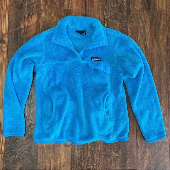 Womens Patagonia polartec thermal pro *rare* blue pullover size small - Picture 1 of 6